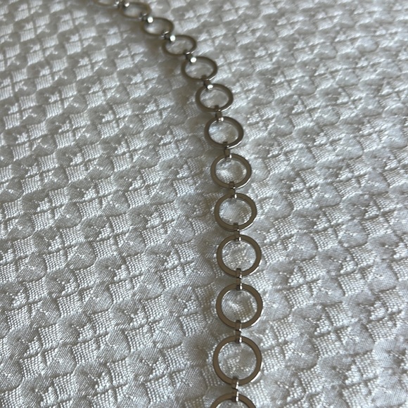 CK Calvin Klein Silver chain belt, adjustable 38 inches - Picture 9 of 17